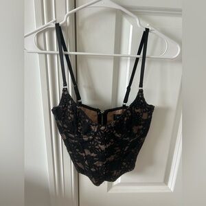 White Fox Boutique Black Lace Corset